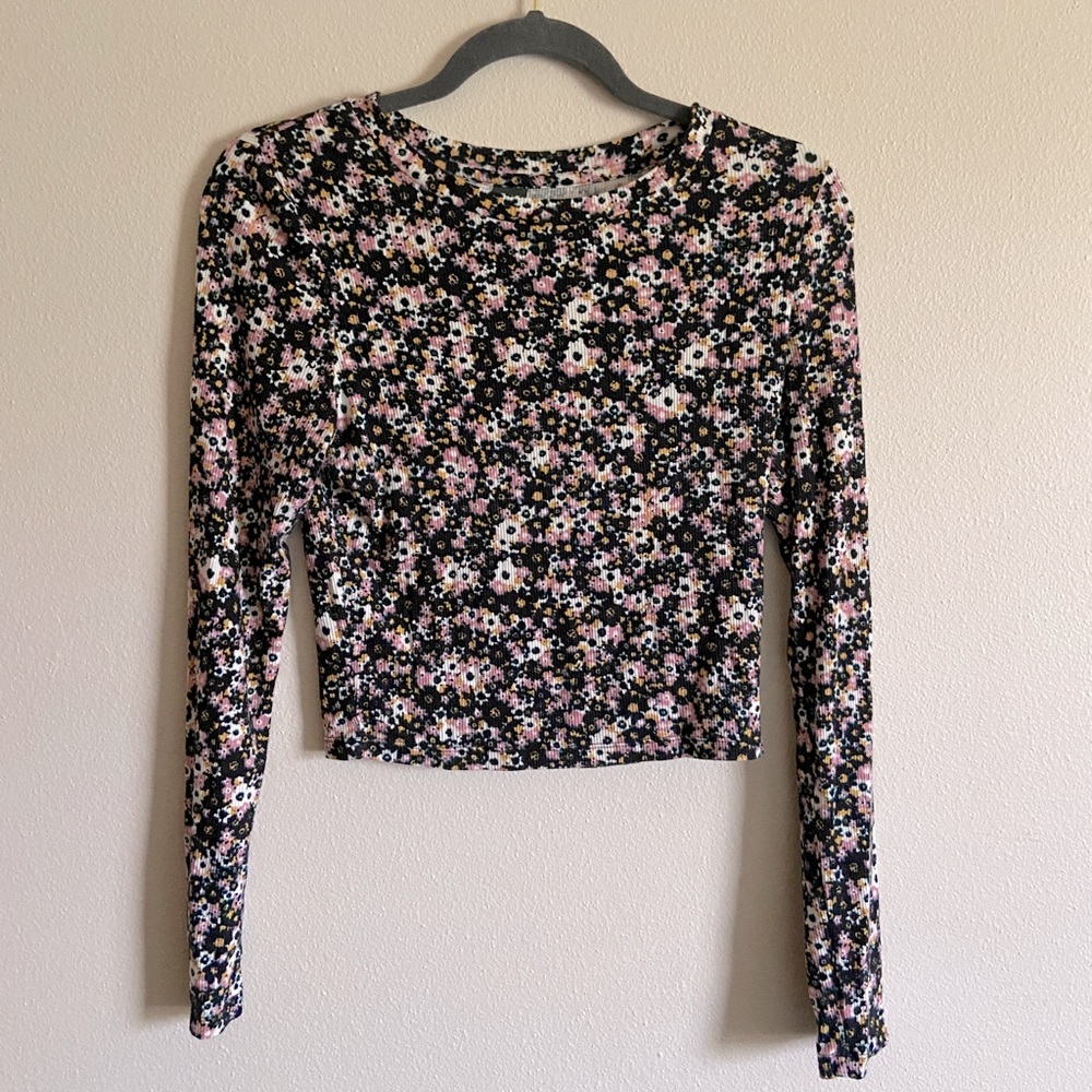 {wild fable} long sleeve crop top